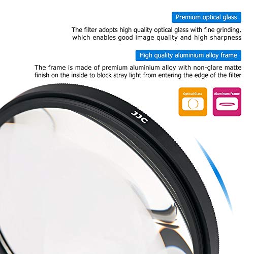 55mm Macro Close-Up Filter Set (+2 +4 +8 +10) Macro Filter Accessory with Lens Filter Pouch for Sony A6600 A6500 A6400 with E 18-135mm f/3.5-5.6 OSS Lens and More Lenses with 55mm Thread - size: 55mm