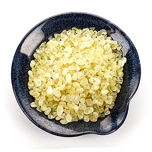 Cherry Tree Collection 1/2 Pound Polished Tumbled Gemstone Chips, Pebbles, Crystal Chips Bulk for Jewelry Making, Healing, Plants, Succulents, Aquariums, Decoration, Chakra (Lemon Jade) - color: Lemon Jade