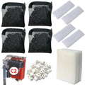 2 Aquarium Filter Media Kits Compatible with Fluval C2 (30 Gal) Aquarium Power Filter, Includes 4 Pack Foam Pads, 4 Pack Tarpaulins, 4 Pack Activated Carbons and 1 Pack Ceramic Ring - size: C2 Series