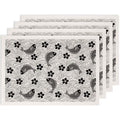 SUPERDANT 4PCS Fish Flowers Underglaze Paper Transfer Blossoms Transfer Paper for Clay Ceramic Porcelain Under Glaze Transfers for Pottery Enamel Decals Black Underglaze Decal Papers - style: Fish and Flower