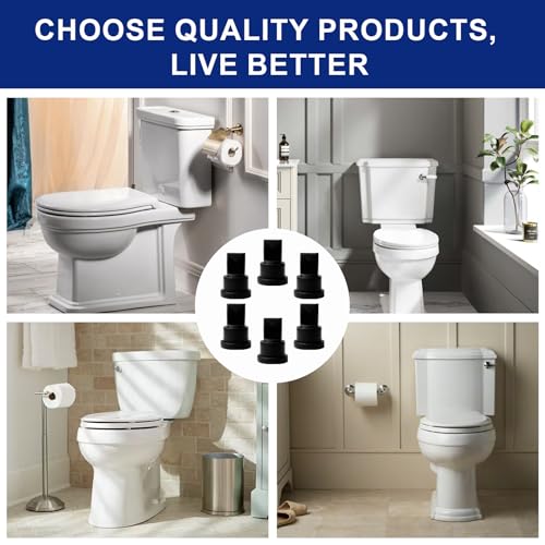 Duckbill Valves Replacement for Sloan Flush Valve Parts Duckbill Valve (Air Inducer), Compatible with Sloan 503, 504 Series Durable Rubber Check Toilet Valve Replacement - 6 Pack