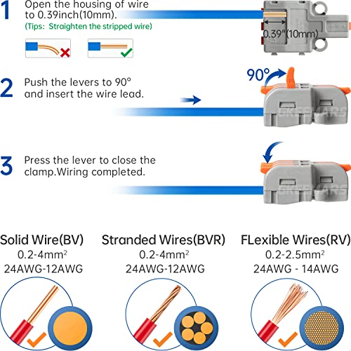 10Pcs Mini Electrical Wire Connectors, DIY Splicing into 4/6/8/9/10 Way Quick Connector Terminal Blocks (1 in 3 Out, Nylon) - style: 1 in 3 out, nylon