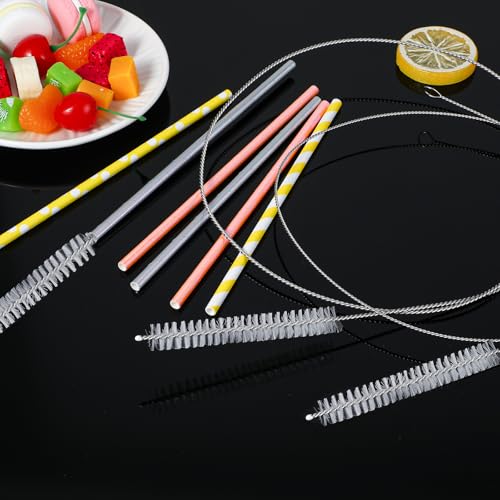 Ymapinc 4Pcs 39.4inches Pipe Cleaners Tube Straw Brush, Extra Long Cleaning Brush for Cleaning Straw Bottle Pipe Cleaners Long Laboratory Catheter - style: 1/2-inch