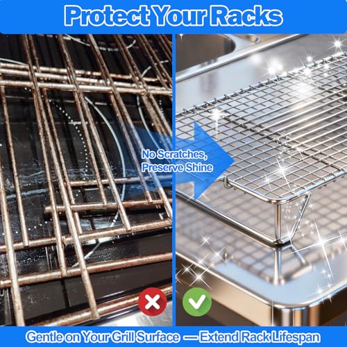 Palksky Oven Rack Cleaning Bags, 3 Sizes Heavy Duty No Scrub Bags for Use with Oven Cleaner, Reusable Leak-Resistant PE Bags for Deep Soaking Grill Grates & BBQ Racks, No Cleaner Included, 16 Packs - color: 16 Packs - Short Size Zipper Opening, size: 15.7