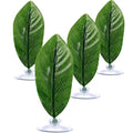 Boao 4 Pieces Betta Fish Tank Accessories Betta Leaf Hammock Pad Simulating The Natural Habitat for Tank Aquarium Spawning Grounds Breeding Resting Bed(Single Leaf) - style: Single Leaf