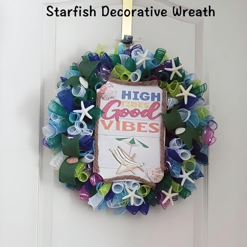 44 Pcs of Artificial Resin Starfish Plastic Starfish Fake Starfish (White) - color: White