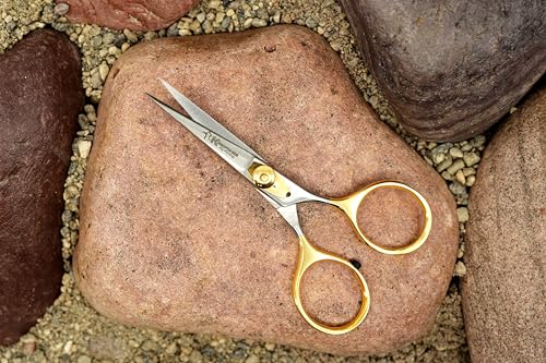 Kingfisher Fly Tying Razor Scissor - color: Gold