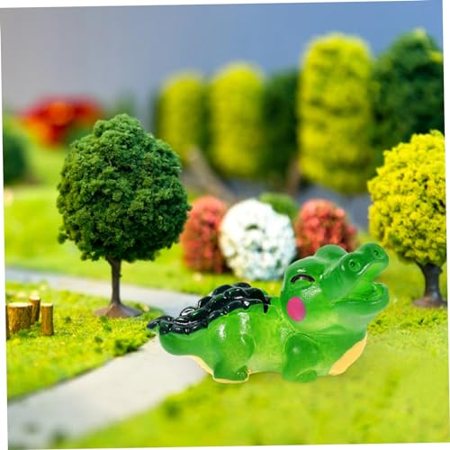 4pcs Miniature Resin Figurines Cute Aquarium Decor for Fish Tank and Gardens Realistic Animal Ornaments for Bonsai and Landscape Settings
