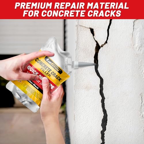 Asphalt Crack Sealant, Cement Crack Filler, High Elasticity Self Leveling Caulking Glue, Waterproof Concrete Repair for Driveways, Walkway, Patio, Joint, Indoor and Outdoor (2 Pack - 2.2LB) - style: 2 Pack - 2.2LB