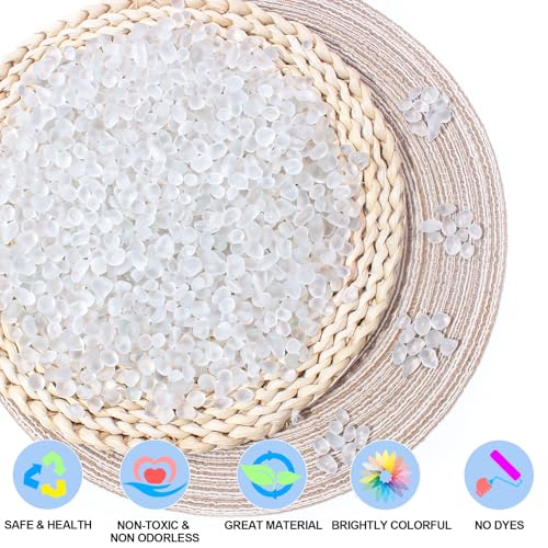 Keedolla 0.5 Lb White Frosted Sea Glass Stones Fish Tank Rocks Gravel Aquarium Glass Pebbles Marbles Gemstones for Vase Fillers, DIY Crafts, and Home Decor - color: Clear, size: 0.5 LB