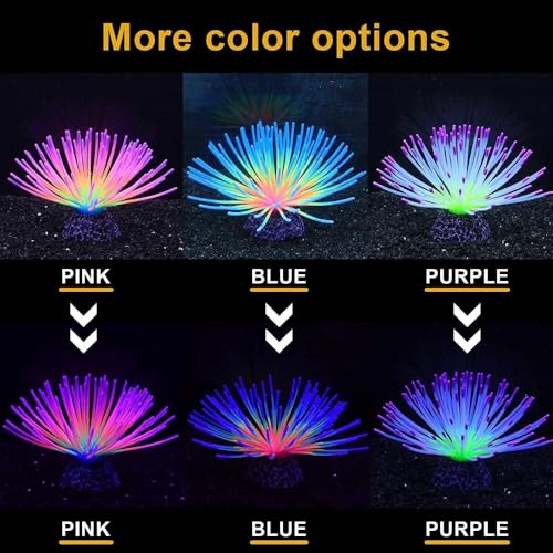 Fish Aquarium Decor Plant Underwater Landscape Fish Tank Ornaments for Home(Multicolor-S)