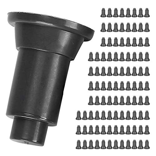 Fish Tank Divider Support Feet 100Pcs Set, Height Adjustable Aquarium Isolation Board Support Feet, Stable for Easy Cleaning, Suitable for Aquarium (Black) - color: Black
