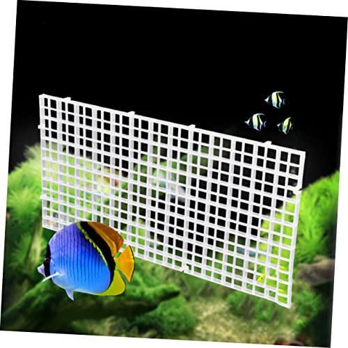 BESPORTBLE 6pcs Aquarium Isolation Panel Practical Lattice Plate for Fish Tank Easy Install Divider Suitable for Breeding and Separation White Aquarium Supplies