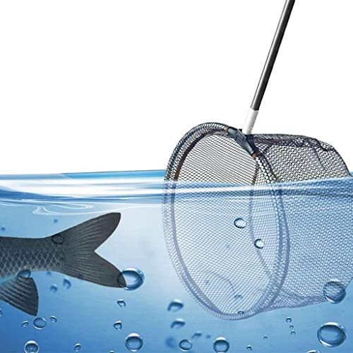Round Frame Nylon Fishing Landing Net Head Replacements for Catching Releasing
