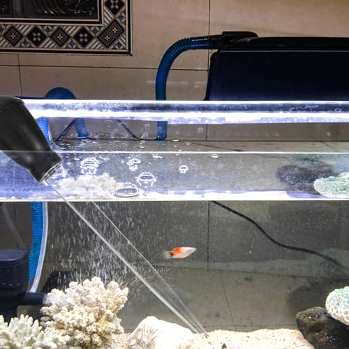 Beaupretty Manual Aquarium Fish Tank Gravel Siphon Pump Water Changing Tool Black Mini Household Water Cleaner for Fish Tank Maintenance
