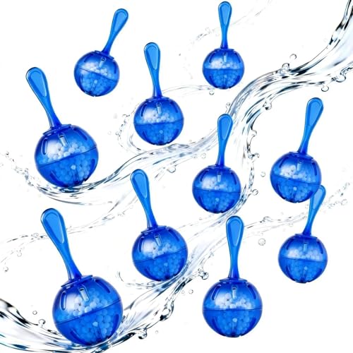 Humidifier Cleaner Ball, 10 Pack, Silver Ion Humidifier Tank Cleaner, Prevents Hard Water Build-up & Mold, Long-Lasting Water Purifier for All-Season Use, Fits Most Humidifiers, Fish Tanks & Vases - color: cleaning ball