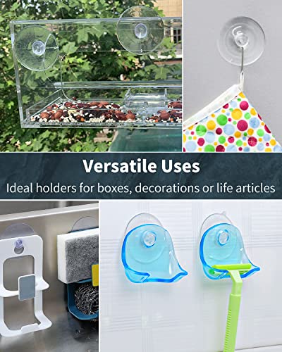 Pawfly 20 Pack Suction Cups 1.8 Inch, Small Rubber Suction Cups for Home Kitchen Bathroom Organization Christmas Decoration Window - style: 1.8 in 20pcs