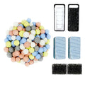 2 Pack Aquarium Filter Media, Including 8D Pad, Pre-Filter Sponge, Bio Sponge, Bio Balls, for Small Filter