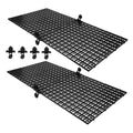 Toddmomy 4pcs Aquarium Grid Divider Fish Tank Plastic Separator to Prevent Fish Escaping Panels Cups and Easy to Maintain