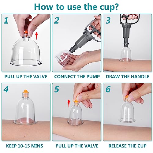 Cupping Therapy Set, 18 Pcs Cupping Set, Professional Cupping Kit for Massage Therapy, Portable Upgrade Cupping with Case, Pump Suction Cups for Cellulite Muscle Pain Relief Physical Therapy. - size: 18 CUPS