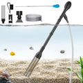 Aquarium Gravel Cleaner 6Ft Hose Fish Tank Water Changer Gravel Vacuum Adjustable Length ABS(for 20~100Gal Tank) - size: L(20~100Gal)