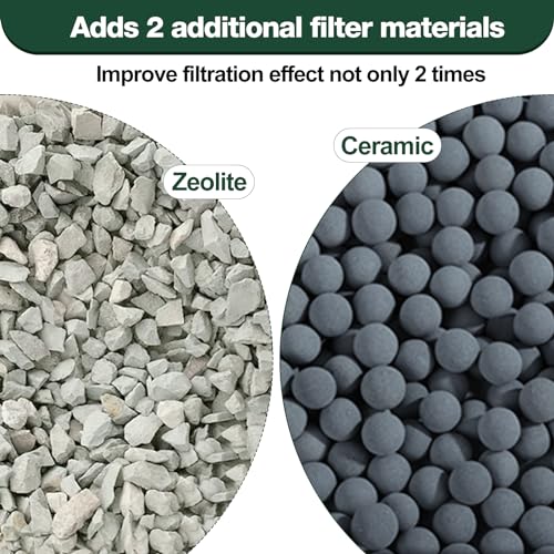 xbbwmrs 8 Count Medium Filter Cartridges Compatible with Tetra Whisper Bio-Bag Filters Medium Replacement Filter Cartridges for Whisper ReptoFilter and 10i IQ10 PF10 Power Filters -Ready to Use - size: M-8Pack