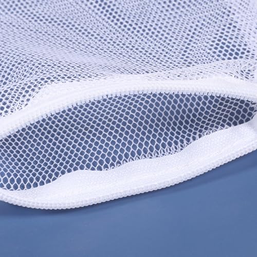 4 x 6 inch Mesh Filter Bags, 10 Pcs Reusable Bags with Zipper, Aquarium Filter Media Bag, Reusable Mesh Bags for Fish Tank Aquarium Filters