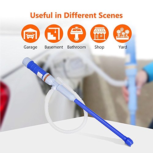 RoyalCraft TM Battery Operated Liquid Transfer Siphon Pump for Diesel Fuel Water Gas Fish Tank Solvent