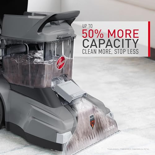 Hoover PowerScrub XL Pet Carpet Cleaner Machine for Carpet and Upholstery, Deep Cleaning Carpet Shampooer Machine with Multi-Purpose Tools, Powerful Suction, Pair with Hoover Cleaner Solution - style: PowerScrub XL Pet & Paws and Claws Pods