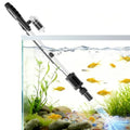 AKKEE Aquarium Vacuum Gravel Cleaner Handle Control, 8 in 1 Multifunctional 36W Electric Fish Tank Cleaner Vacuum for Automatic Water Change, Wash Sand, Water Circulation and Timed Off, Black