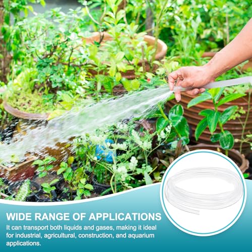 uxcell Clear PVC Tubing, 18mm ID x 20mm OD - 15ft PVC Tube Lightweight Vinyl Hose, Transparent Flexible Plastic Water Tubing for Air Oil Water Transfer Aquarium Irrigation - size: 18mm ID x 20mm OD