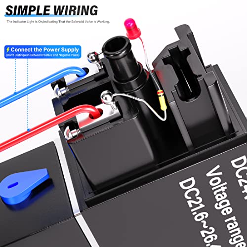 TAILONZ PNEUMATIC 1/4"NPT Solenoid Valve 4V210-08 AC110V Single Coil Pilot-Operated Electric 2 Position 5 Way Connection Type Junction Box - size: 1/4"NPT/AC110V/Junction Box, style: 2 Position 5 Way