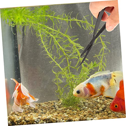 Aquarium Trimming Scissors Aquascaping Tool for Easy Plant Care Fish Tanks Curved Design for Precision Trimming and Pruning of Aquatic Plants
