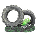 DOITOOL Fish and Shrimp Hideout House Cars Ornament Cars Accessories Desktop Accessories Fish Hideaway Aquarium Hideouts Aquarium Decoration Tank Decor Tank Decorations Tire
