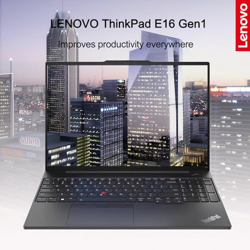 Lenovo ThinkPad E16 Gen 1 Business Laptop, 16" FHD+ Display, AMD Ryzen 7 7730U, 40GB RAM, 2TB SSD, Backlit Keyboard, Fingerprint Reader, HDMI, RJ-45, Wi-Fi 6, Windows 11 Pro, Black - size: 40GB RAM | 2TB SSD
