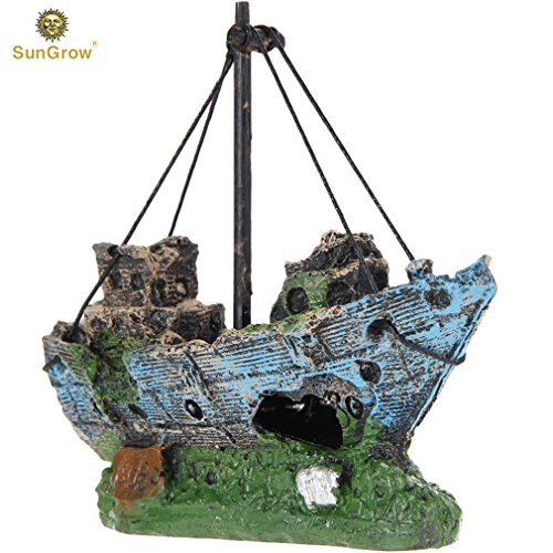 SunGrow Shipwreck for Betta Fish