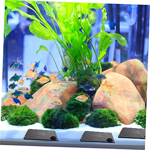 Toyvian 5pcs Aquarium Bottom Pad Fish Tank Divider Sand Separating Plate for Water Circulation and Filtration for Freshwater and Tanks