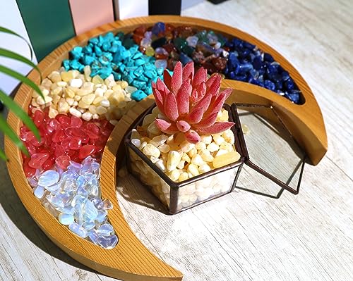 QINJIEJIE Yellow Jade Crystals Chips Natural Stone Gravel Bulk Crushed Rocks Pieces Polished Quartz Stone 0.55Lbs Decorative Fish Tank Pebbles Vase Filler Irregular Shaped Tumbled Gemstone for Home - color: Yellow Jade, size: 0.55 Pound