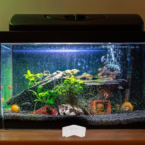 Toddmomy 10pcs 90-Degree L-Shaped Silicone Fish Tank Corner Protectors, 5mm Aquarium Edge Guards, Bumpers for Furniture and Safety, Replacement Corner Guards for Home Use