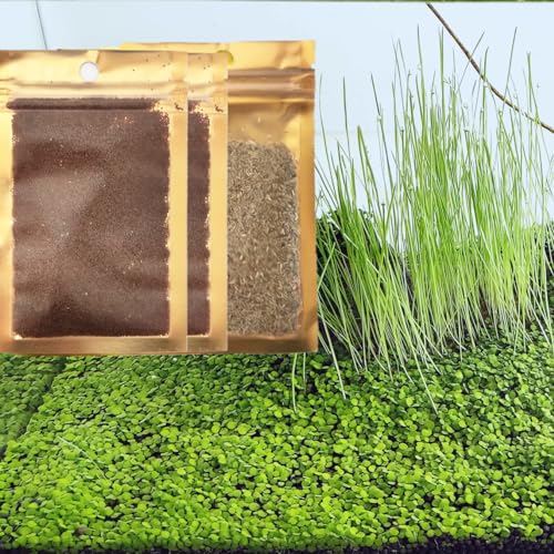 3 Bags Aquarium Plant S.e.e.d set, not aritifical plastic, Fresh Water Grass for Fish Tank zmml4