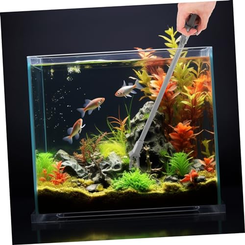 balacoo 3pcs Plastic Aquatic Plant Tongs Curved Tweezers for Fish Tank Plants Ergonomic Design for Easy Trimming and Maintenance for Foreground Care