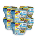 Glad GladWare FreezerWare Food Storage Containers with Lids, Small Rectangle BPA Free Plastic for Freezing Soups and Meal Prep, Crack Resistant, Microwave Dishwasher Safe, 24 Oz, 4 Count - 6 Pack - size: 4 Count (Pack of 6)