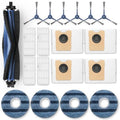 𝗢𝗺𝗻𝗶 𝗖𝟮𝟬 Accessory Kit for eufy Omni C20 Robot Vacuum, 𝟭𝟵 𝗣𝗔𝗖𝗞 Replacement Parts Include: 1* Main Rolling Brush, 4* Washable Filter, 6* Side Brush, 4* Dust Bag, 4* Mop Pad