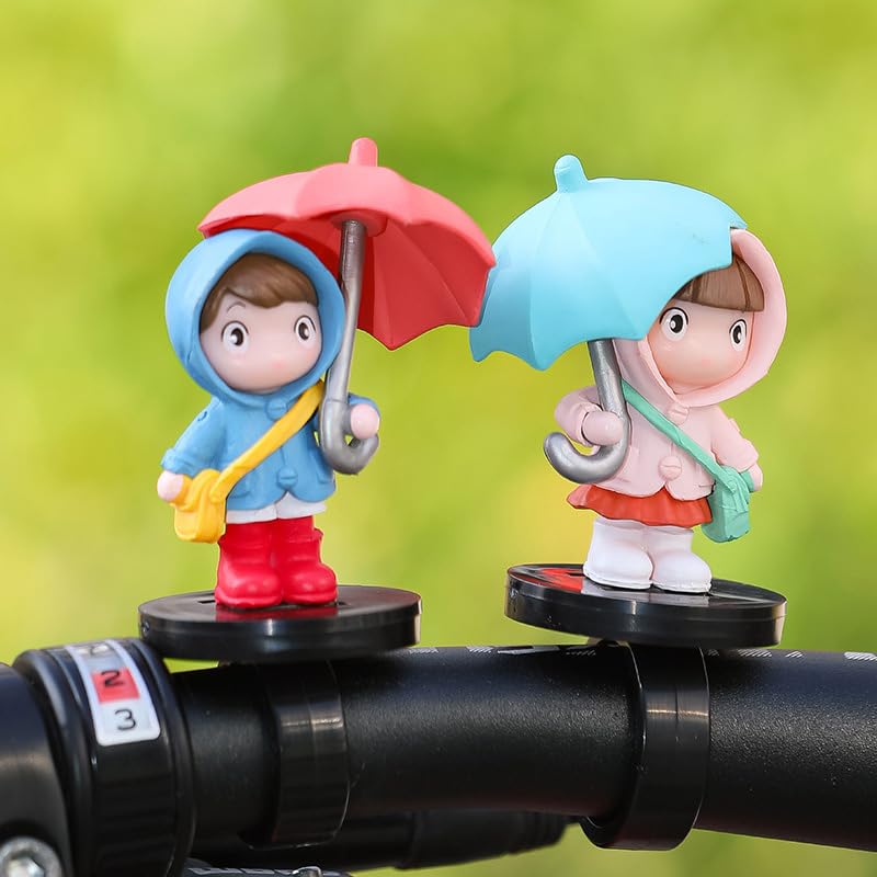 4Pcs/Set Mini Parachute Ornament Mini Decor Statue for Fish Tank Garden Home Decor