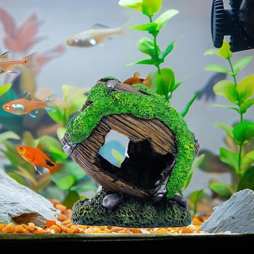 Broken Barrel Aquarium Decoration Art Crafts Figurine for Lawn Yard Garden