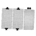 ibasenice 1set Fish Tank Divider High-Transparency Aquarium Separation Tool Suction Cups Fish Breeding Isolation Board for Water Permeability and Easy Installation
