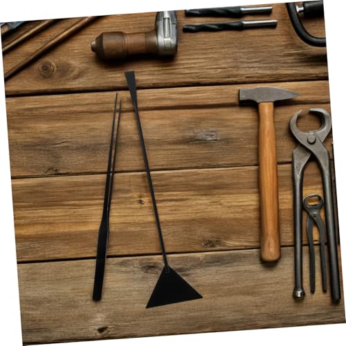 POPETPOP 1 Set Stainless Steel Fish Tank Maintenance Tools for Easy Aquascaping Trimming and Precise Plant Care Includes Scissors Tweezers Spatula