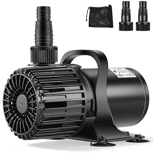 VIVOHOME Electric 100W 1600GPH Submersible Water Pump for Koi Pond Pool Waterfall Fountains Fish Tank and Aquarium - size: 1600GPH