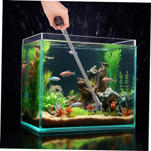 Fish Tank Plant Tweezers Pool Pliers Aquarium Tong Large Aquarium Net Curved Fish Tank Tubing Aquarium Grabber Tool Aquarium Plant Aqua Aquarium Tweezers Long Black