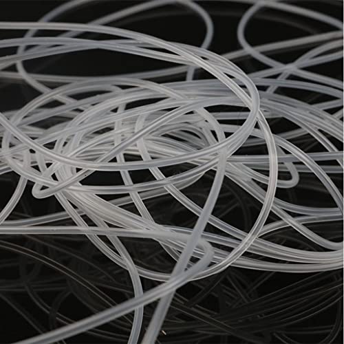 5m Silicone Capillary Tube, 0.5mm 0.8mm 1mm 2mm Food Grade Hose Silicone Rubber Tube, 10m Long Thin Tube Protection Sleeve, 1pcs (Color : 1 x 2 mm) - color: 1 X 2 Mm